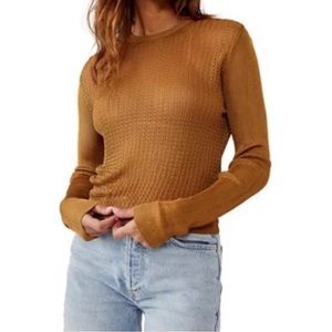 NWT Free People H20 Crew Pullover Sweater Top